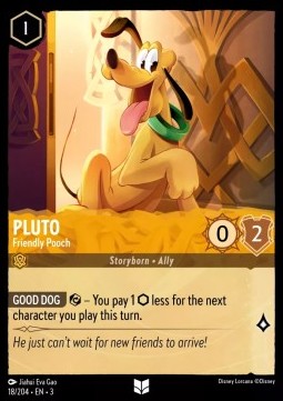 Pluto - Friendly Pooch - Into the Inklands (Uncommon) [18]