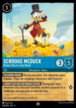 Scrooge McDuck - Richest Duck in the World (V.1) - Into the Inklands (Super Rare) [154]