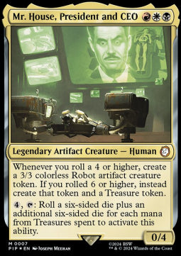 Mr. House, President and CEO - Universes Beyond: Fallout (Mythic) [7]