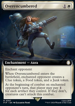 Overencumbered (V.1) - Universes Beyond: Fallout: Extras (Rare) [367]