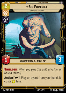 Bib Fortuna, Jabba's Majordomo - Spark of Rebellion (Uncommon) [177]