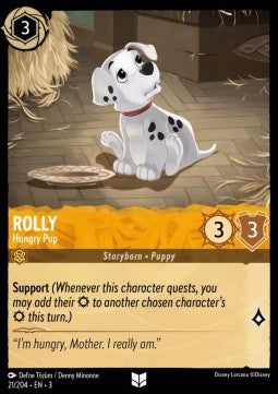 Rolly - Hungry Pup - Into the Inklands (Uncommon) [21]