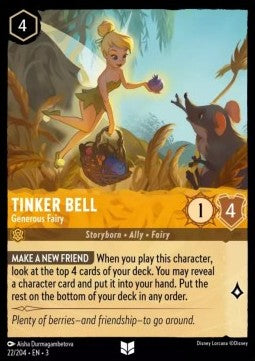 Tinker Bell - Generous Fairy - Into the Inklands (Uncommon) [22]