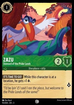 Zazu - Steward of the Pride Lands - Into the Inklands (Common) [93]