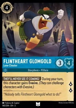 Flintheart Glomgold - Lone Cheater - Into the Inklands (Uncommon) [140]