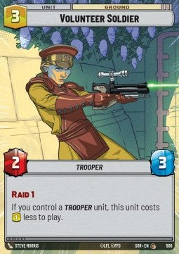 Volunteer Soldier - Spark of Rebellion: Extras (Common) [XSOR-506]