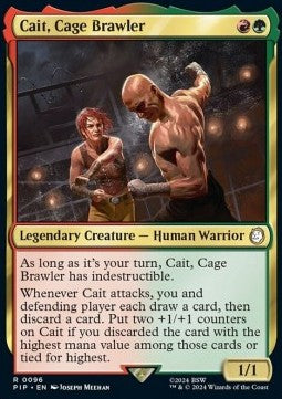 Cait, Cage Brawler - Universes Beyond: Fallout (Rare) [96]