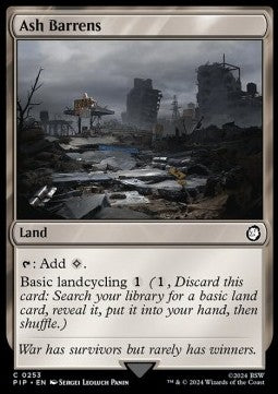 Ash Barrens - Universes Beyond: Fallout (Common) [253]