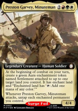 Preston Garvey, Minuteman (V.3) - Universes Beyond: Fallout: Extras (Mythic) [XPIP-953]