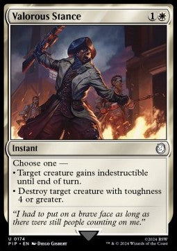 Valorous Stance - Universes Beyond: Fallout (Uncommon) [174]