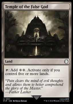 Temple of the False God - Universes Beyond: Fallout (Uncommon) [311]