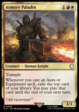 Armory Paladin - Universes Beyond: Fallout (Rare) [93]