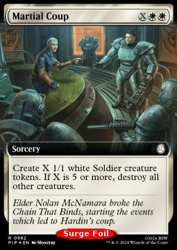 Martial Coup (V.3) - Universes Beyond: Fallout: Extras (Rare) [982]