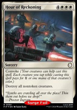 Hour of Reckoning (V.2) - Universes Beyond: Fallout: Extras (Rare) [689]