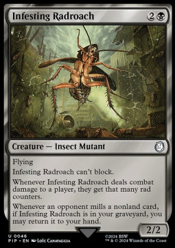 Infesting Radroach - Universes Beyond: Fallout (Uncommon) [46]