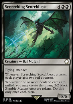 Screeching Scorchbeast - Universes Beyond: Fallout (Rare) [49]