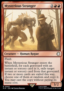 Mysterious Stranger - Universes Beyond: Fallout (Rare) [63]