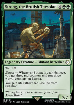 Strong, the Brutish Thespian - Universes Beyond: Fallout (Rare) [84]