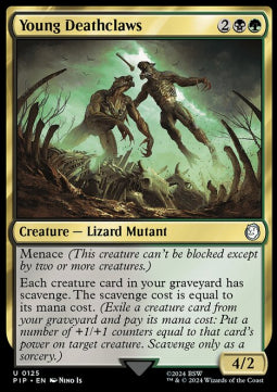 Young Deathclaws - Universes Beyond: Fallout (Uncommon) [125]