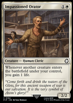 Impassioned Orator - Universes Beyond: Fallout (Common) [162]