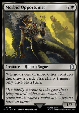 Morbid Opportunist - Universes Beyond: Fallout (Uncommon) [186]