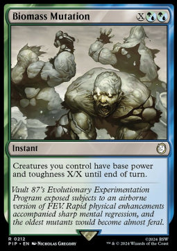 Biomass Mutation - Universes Beyond: Fallout (Rare) [212]