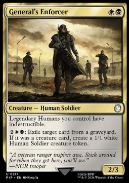 General's Enforcer - Universes Beyond: Fallout (Uncommon) [217]