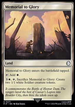 Memorial to Glory - Universes Beyond: Fallout (Uncommon) [271]