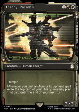 Armory Paladin (V.1) - Universes Beyond: Fallout: Extras (Rare) [337]