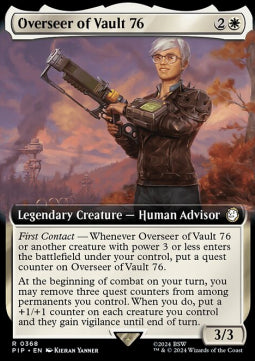 Overseer of Vault 76 (V.1) - Universes Beyond: Fallout: Extras (Rare) [368]