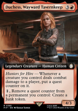 Duchess, Wayward Tavernkeep (V.1) - Universes Beyond: Fallout: Extras (Rare) [385]