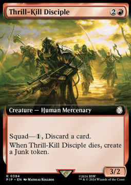 Thrill-Kill Disciple (V.1) - Universes Beyond: Fallout: Extras (Rare) [394]