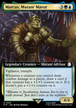 Marcus, Mutant Mayor (V.1) - Universes Beyond: Fallout: Extras (Rare) [418]