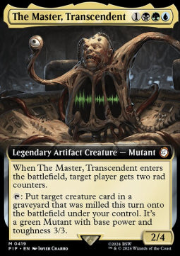 The Master, Transcendent (V.1) - Universes Beyond: Fallout: Extras (Mythic) [XPIP-419]