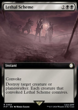 Lethal Scheme (V.1) - Universes Beyond: Fallout: Extras (Rare) [464]