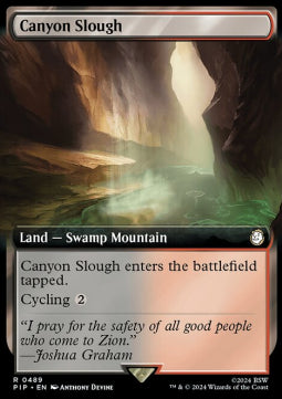 Canyon Slough (V.1) - Universes Beyond: Fallout: Extras (Rare) [489]