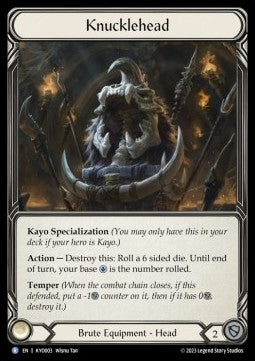 Knucklehead (Regular) - Heavy Hitters - Kayo Blitz Deck (Rare) [003]