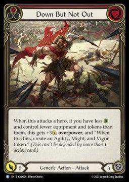 Down But Not Out (Red) (Regular) - Heavy Hitters - Kayo Blitz Deck (Rare) [009]