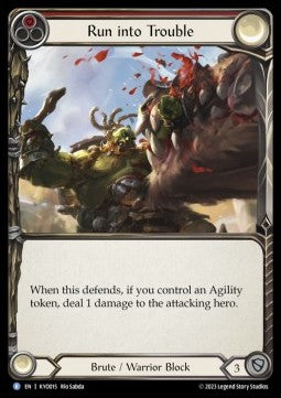 Run into Trouble (Regular) - Heavy Hitters - Kayo Blitz Deck (Rare) [015]