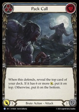 Pack Call (Blue) (Regular) - Heavy Hitters - Kayo Blitz Deck (Rare) [024]