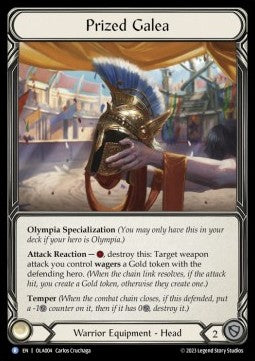 Prized Galea (Regular) - Heavy Hitters - Olympia Blitz Deck (Rare) [004]