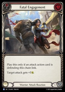 Fatal Engagement (Red) (Regular) - Heavy Hitters - Olympia Blitz Deck (Rare) [013]