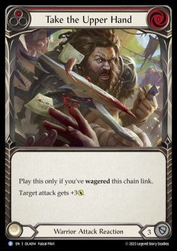 Take the Upper Hand (Red) (Regular) - Heavy Hitters - Olympia Blitz Deck (Rare) [014]