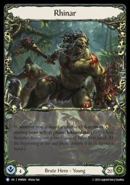 Rhinar (Rainbow Foil) - Heavy Hitters - Rhinar Blitz Deck (Rare) [001]