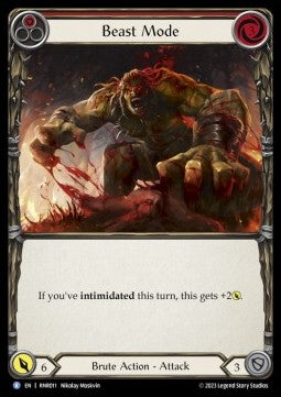 Beast Mode (Red) (Regular) - Heavy Hitters - Rhinar Blitz Deck (Rare) [011]