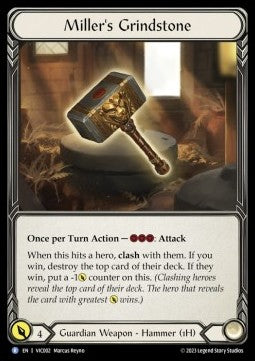 Miller's Grindstone (Regular) - Heavy Hitters - Victor Blitz Deck (Rare) [002]