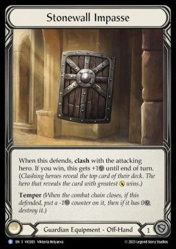 Stonewall Impasse (Regular) - Heavy Hitters - Victor Blitz Deck (Rare) [003]