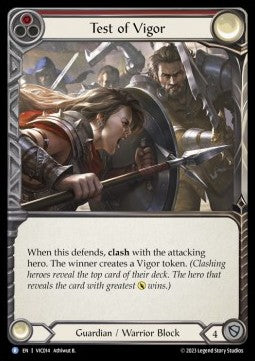 Test of Vigor (Regular) - Heavy Hitters - Victor Blitz Deck (Rare) [014]