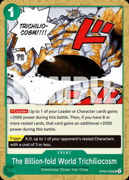 The Billion-fold World Trichiliocosm (OP06-038) - Wings of the Captain (Uncommon) [038]