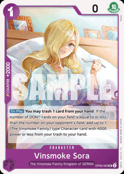 Vinsmoke Sora (OP06-063) - Wings of the Captain (Uncommon) [063]